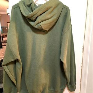 Green hoodie